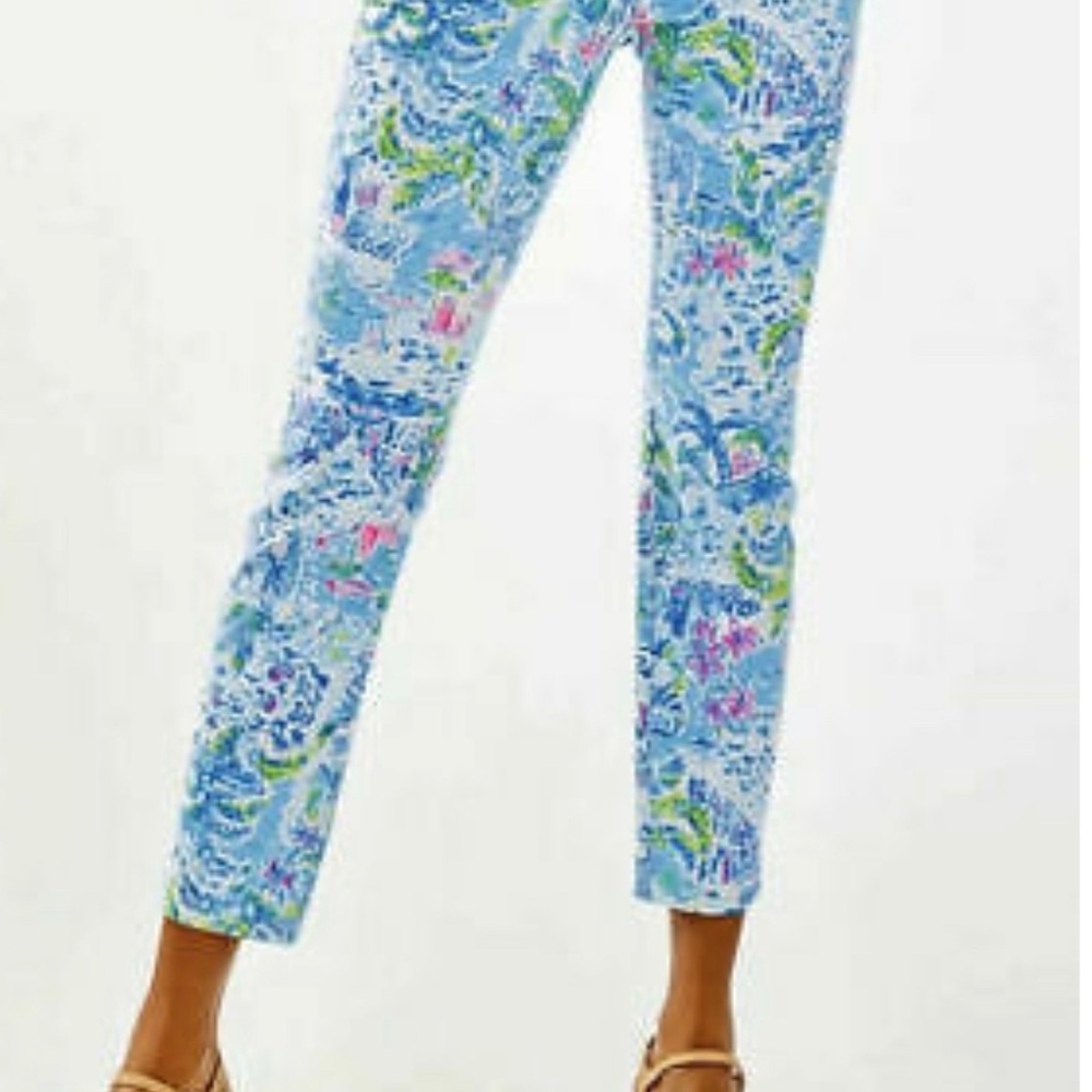 Lily Pulitzer Kelly Skinny Crop Size 0